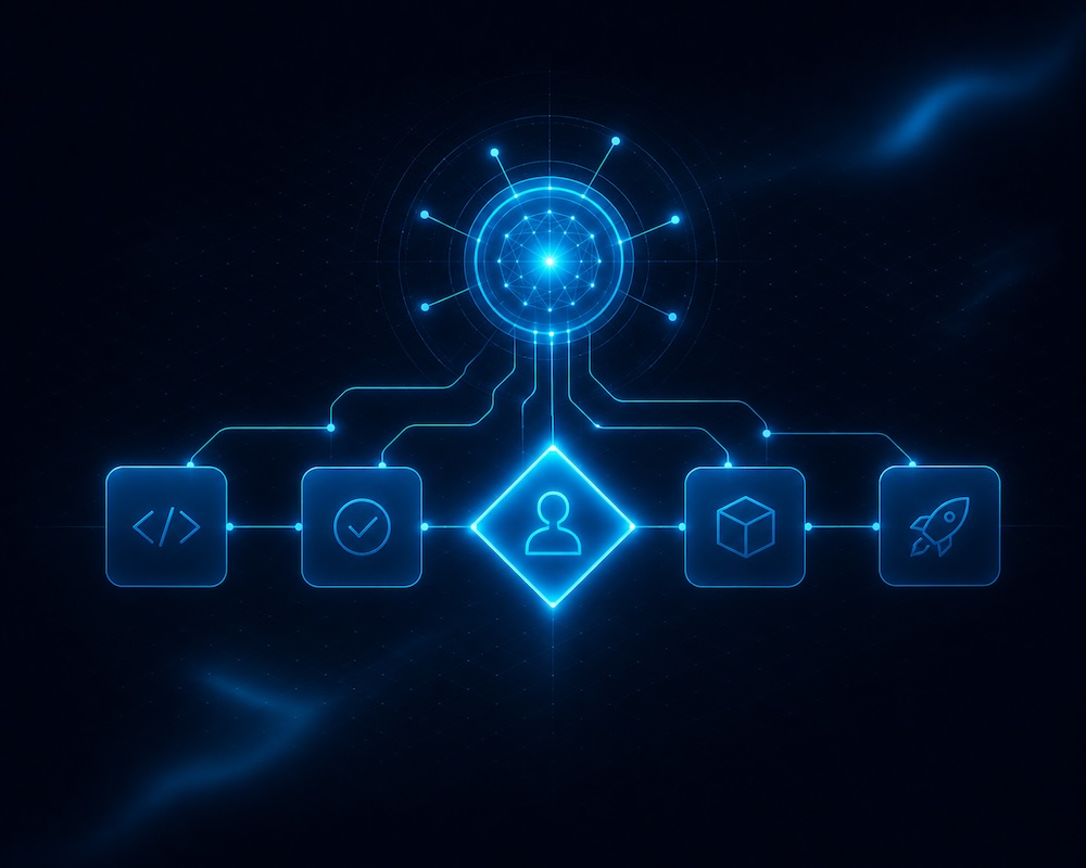 AI for DevOps Podcast — abstract Ship It Weekly topic illustration