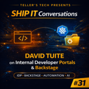 Ship It Conversations: David Tuite on Backstage, Internal Developer Portals, and the Shift to AI Agents - Episode Cover