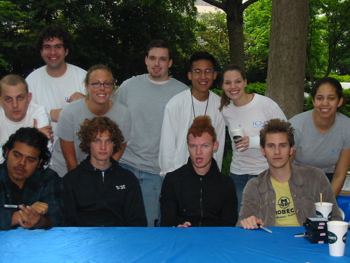 With Lifehouse at Z104 — Station visit / on-air event, Z104 era.