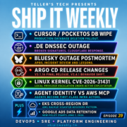 Cursor Deletes PocketOS Prod DB, .de DNSSEC Outage, Bluesky Postmortem, Argo CD, and Copy Fail - Episode Cover